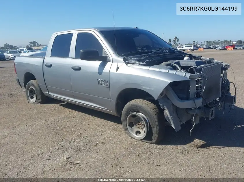 RAM 1500 2020, VIN 3C6RR7KG0LG144199