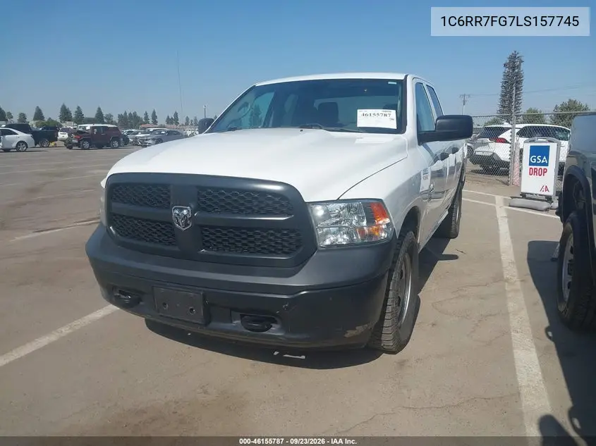 2020 RAM 1500 VIN 1C6RR7FG7LS157745 — фото 2