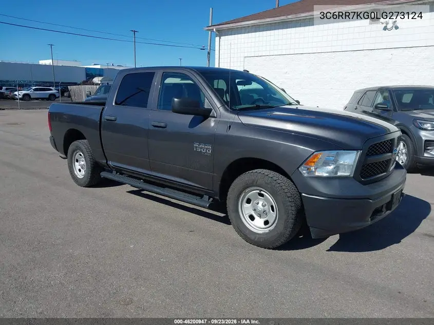 RAM 1500 2020, VIN 3C6RR7KG0LG273124