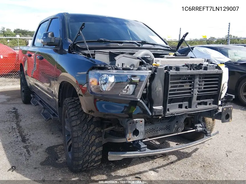 RAM 1500 2020, VIN 1C6RREFT7LN129007