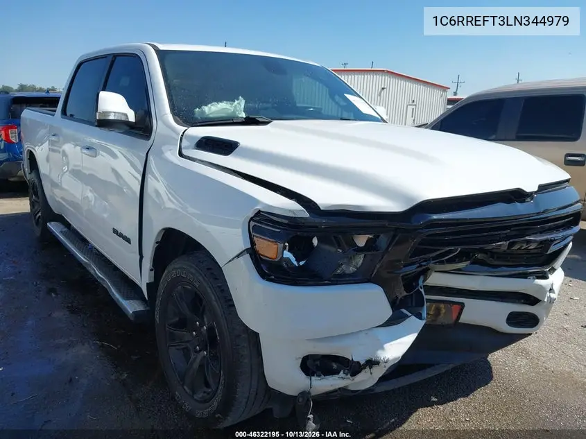 RAM 1500 2020, VIN 1C6RREFT3LN344979