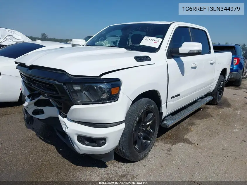 2020 RAM 1500 VIN 1C6RREFT3LN344979 — фото 2