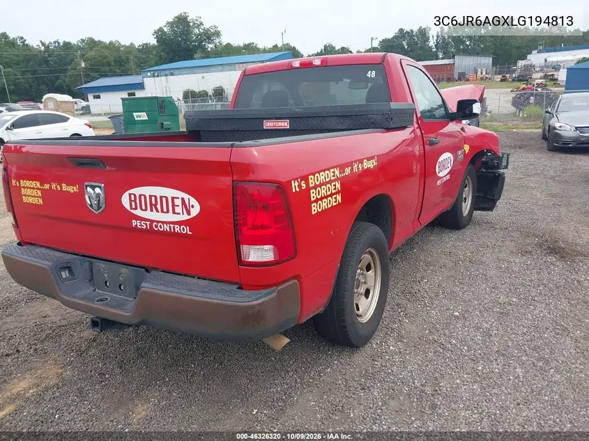 2020 RAM 1500 VIN 3C6JR6AGXLG194813 — фото 4