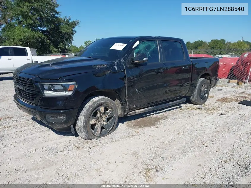 2020 RAM 1500 VIN 1C6RRFFG7LN288540 — фото 2