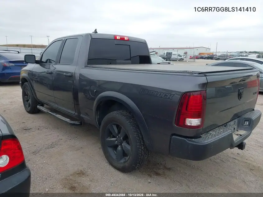 2020 RAM 1500 VIN 1C6RR7GG8LS141410 — фото 3