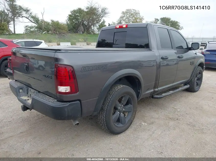 2020 RAM 1500 VIN 1C6RR7GG8LS141410 — фото 4