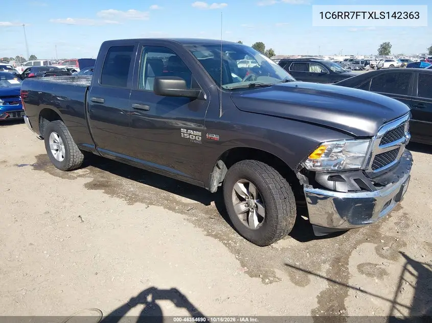 RAM 1500 2020, VIN 1C6RR7FTXLS142363