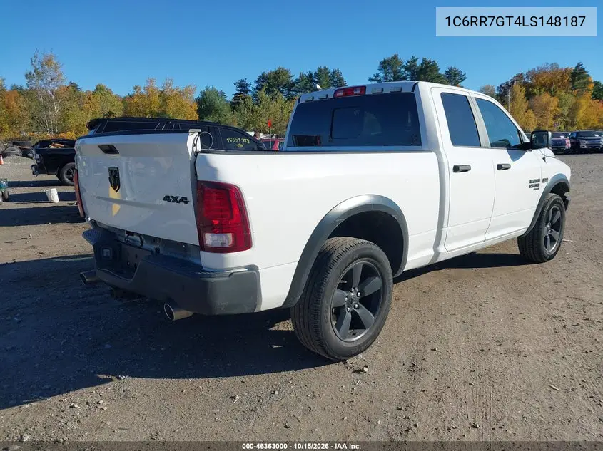 2020 RAM 1500 VIN 1C6RR7GT4LS148187 — фото 4