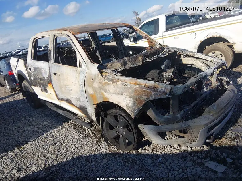 RAM 1500 2020, VIN 1C6RR7LT4LS104227