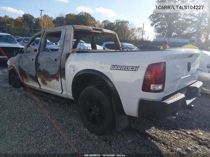 2020 RAM 1500 VIN 1C6RR7LT4LS104227 — фото 3