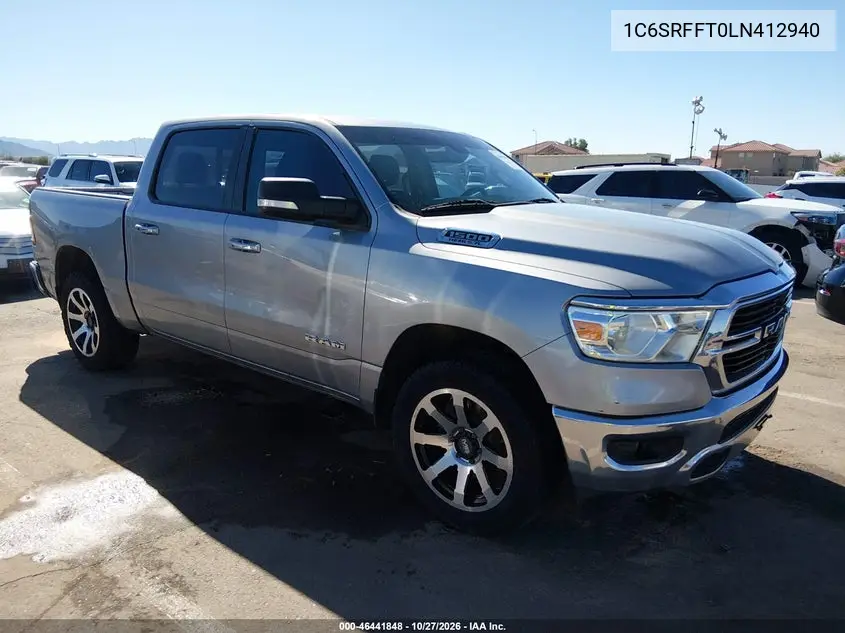 RAM 1500 2020, VIN 1C6SRFFT0LN412940