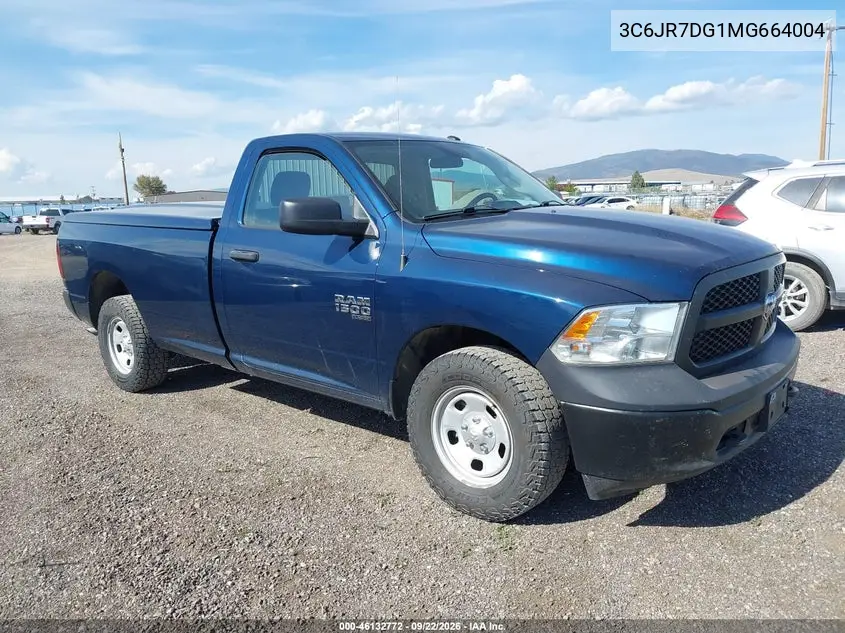 RAM 1500 2021, VIN 3C6JR7DG1MG664004