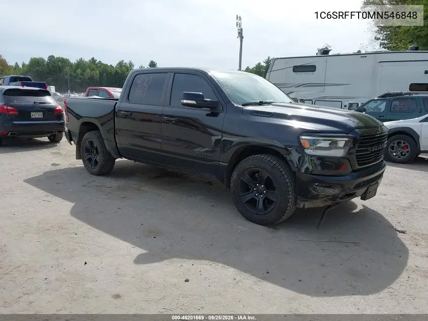 RAM 1500 2021, VIN 1C6SRFFT0MN546848
