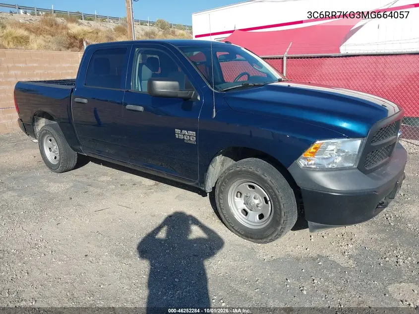 RAM 1500 2021, VIN 3C6RR7KG3MG664057