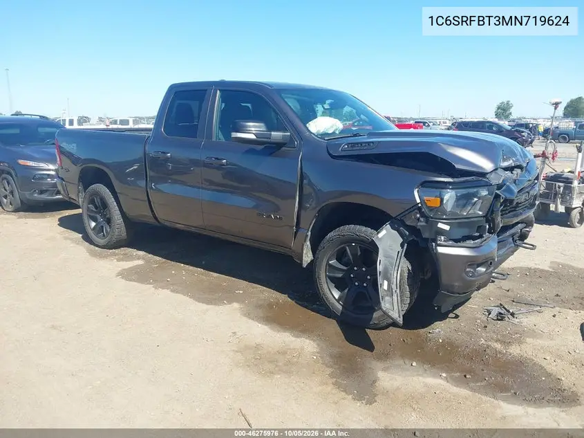 RAM 1500 2021, VIN 1C6SRFBT3MN719624