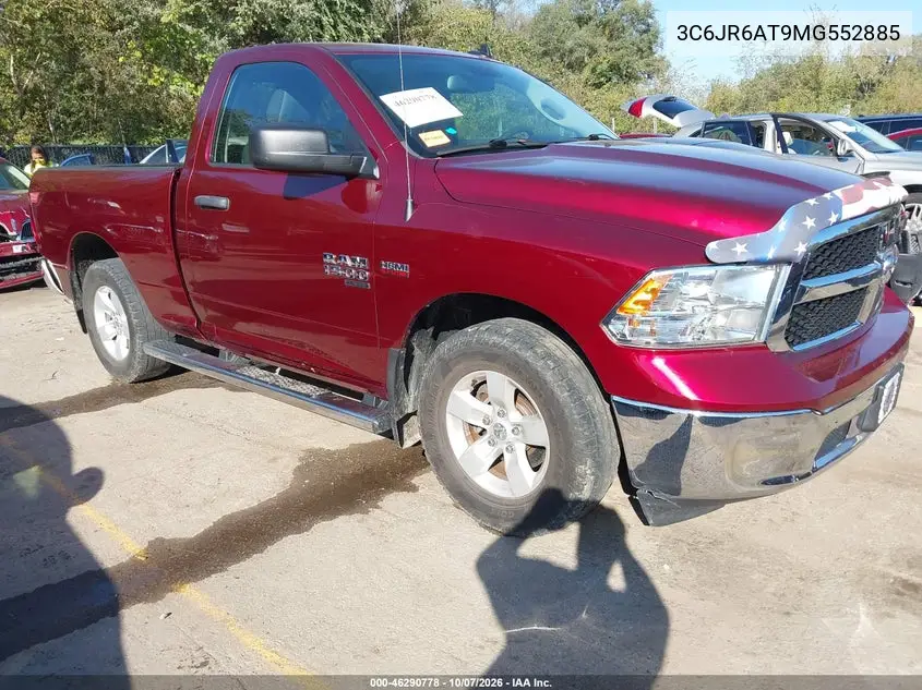 RAM 1500 2021, VIN 3C6JR6AT9MG552885