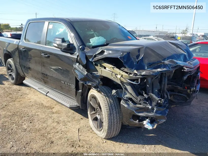 RAM 1500 2021, VIN 1C6SRFFT2MN506450