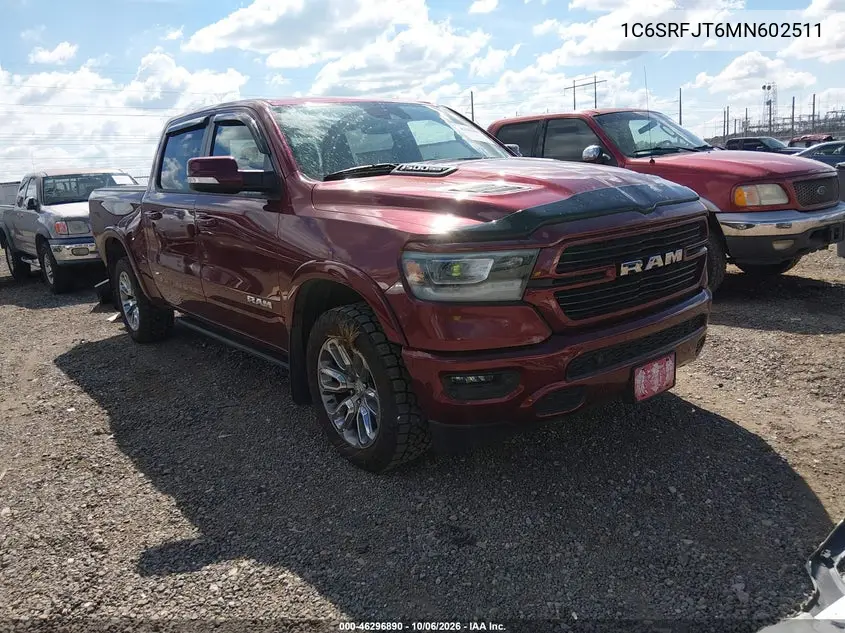 RAM 1500 2021, VIN 1C6SRFJT6MN602511