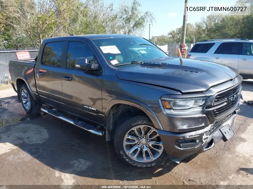 RAM 1500 2021, VIN 1C6SRFJT8MN600727