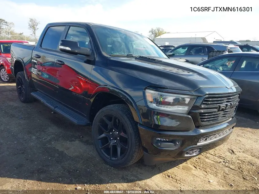RAM 1500 2021, VIN 1C6SRFJTXMN616301