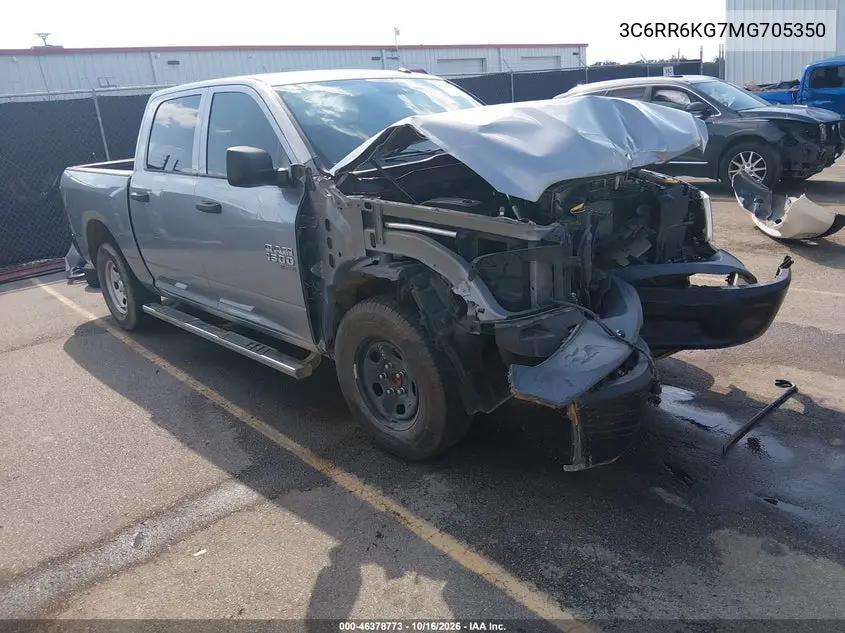 RAM 1500 2021, VIN 3C6RR6KG7MG705350