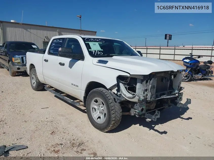 RAM 1500 2022, VIN 1C6SRFNTXNN416918