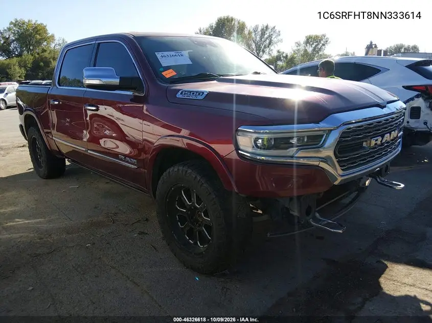 RAM 1500 2022, VIN 1C6SRFHT8NN333614