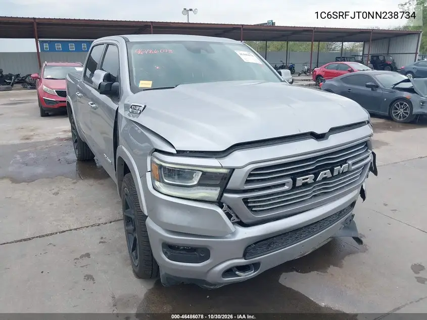 RAM 1500 2022, VIN 1C6SRFJT0NN238734