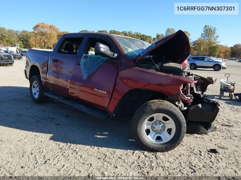 RAM 1500 2022, VIN 1C6RRFGG7NN307301