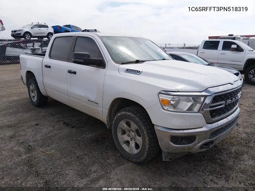 RAM 1500 2023, VIN 1C6SRFFT3PN518319