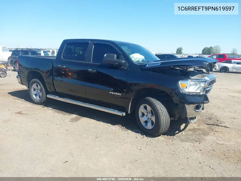 RAM 1500 2023, VIN 1C6RREFT9PN619597