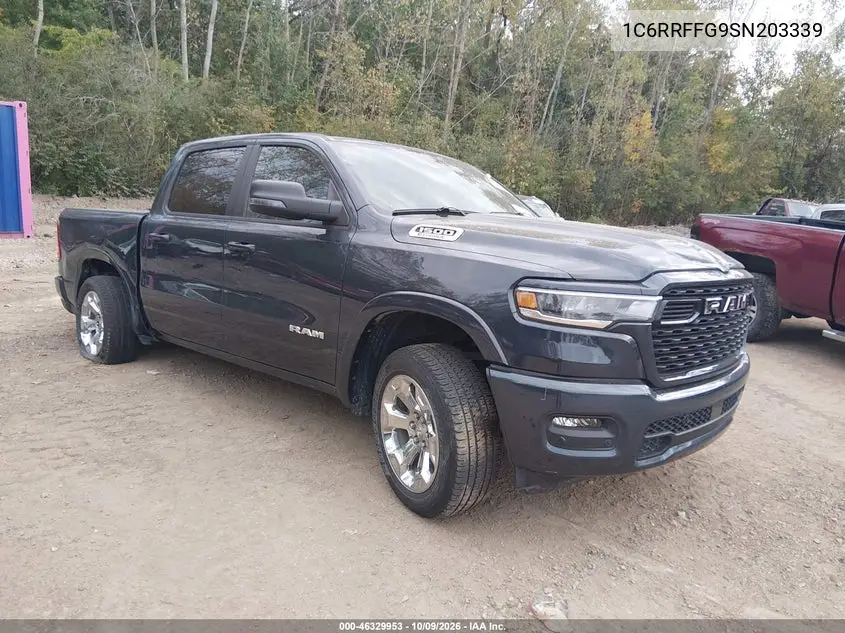 RAM 1500 2025, VIN 1C6RRFFG9SN203339