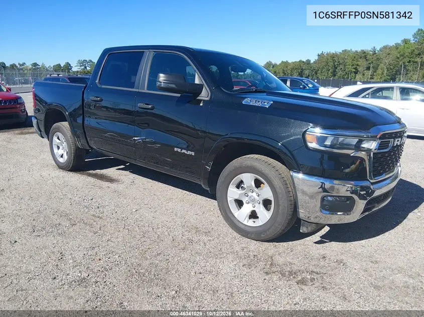 RAM 1500 2025, VIN 1C6SRFFP0SN581342