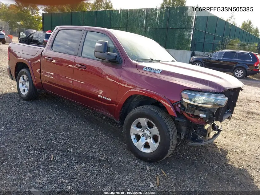 RAM 1500 2025, VIN 1C6RRFFG3SN505385