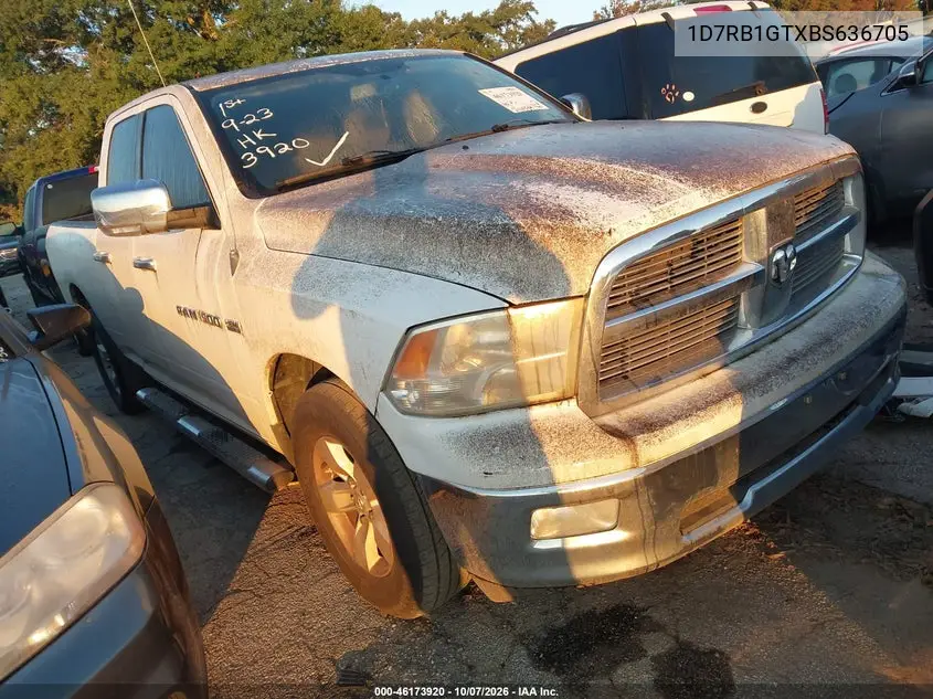 RAM N/A 2011, VIN 1D7RB1GTXBS636705
