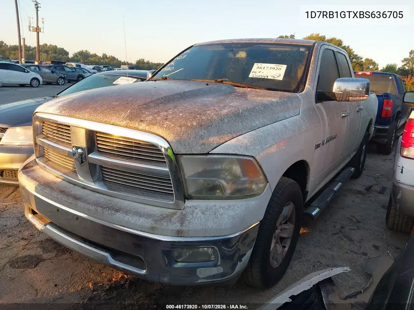 2011 RAM N/A VIN 1D7RB1GTXBS636705 — фото 2
