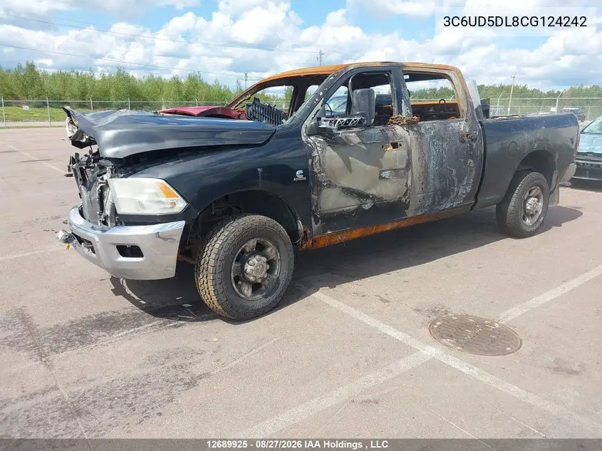 2012 RAM 2500 VIN 3C6UD5DL8CG124242 — фото 2