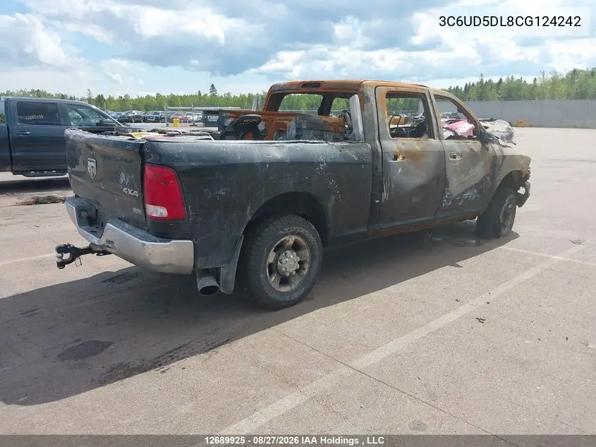 2012 RAM 2500 VIN 3C6UD5DL8CG124242 — фото 4