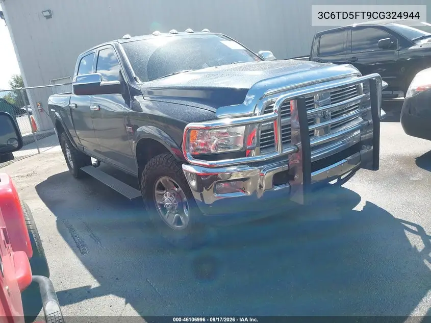 RAM 2500 2012, VIN 3C6TD5FT9CG324944