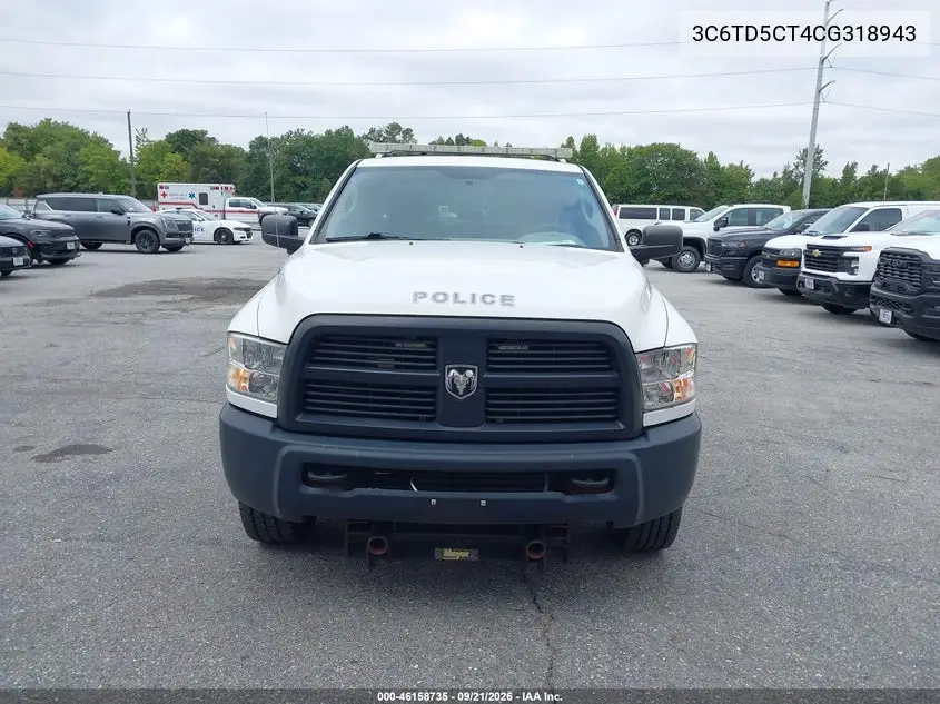 2012 RAM 2500 VIN 3C6TD5CT4CG318943 — фото 17