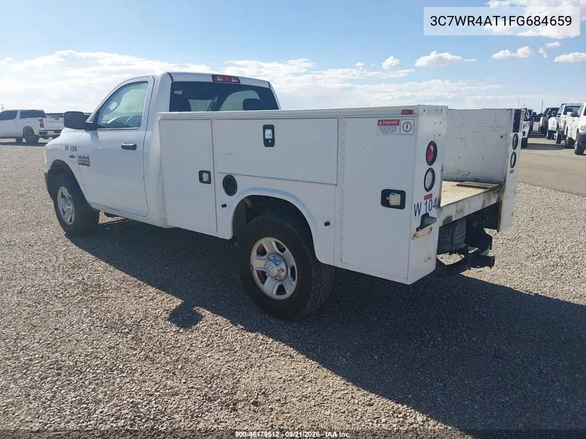 2015 RAM 2500 VIN 3C7WR4AT1FG684659 — фото 3