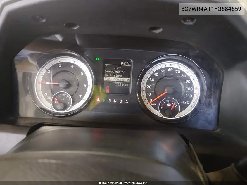 2015 RAM 2500 VIN 3C7WR4AT1FG684659 — фото 7