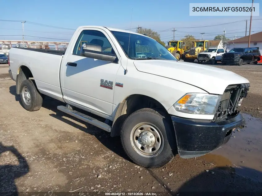 RAM 2500 2015, VIN 3C6MR5AJXFG505261