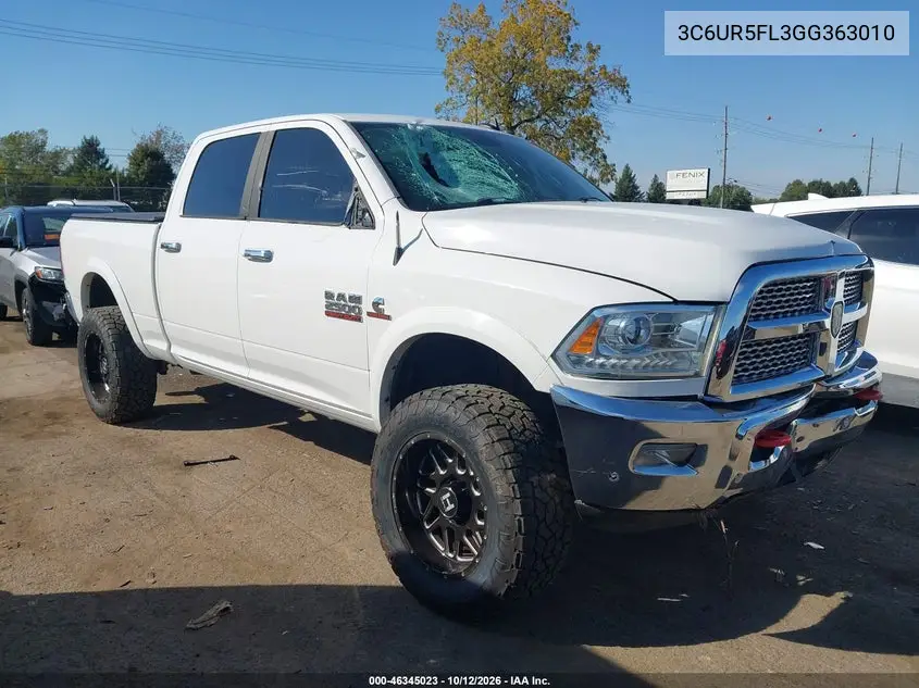 RAM 2500 2016, VIN 3C6UR5FL3GG363010