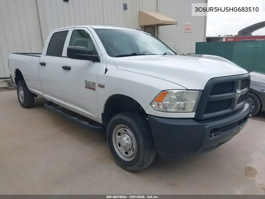 RAM 2500 2017, VIN 3C6UR5HJ5HG683510