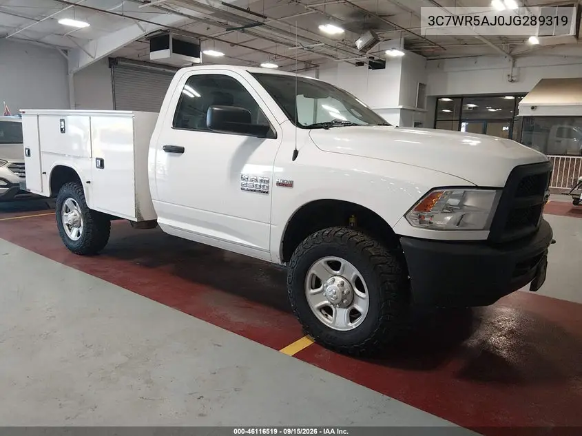 RAM 2500 2018, VIN 3C7WR5AJ0JG289319