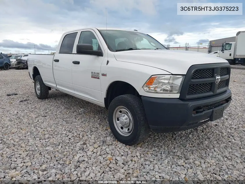 RAM 2500 2018, VIN 3C6TR5HT3JG375223