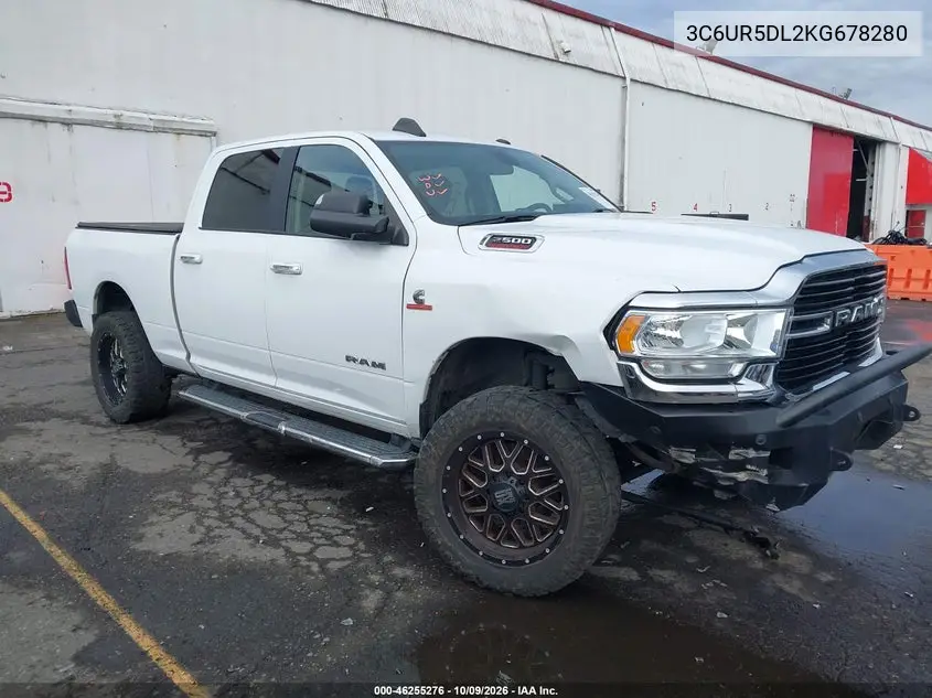 RAM 2500 2019, VIN 3C6UR5DL2KG678280