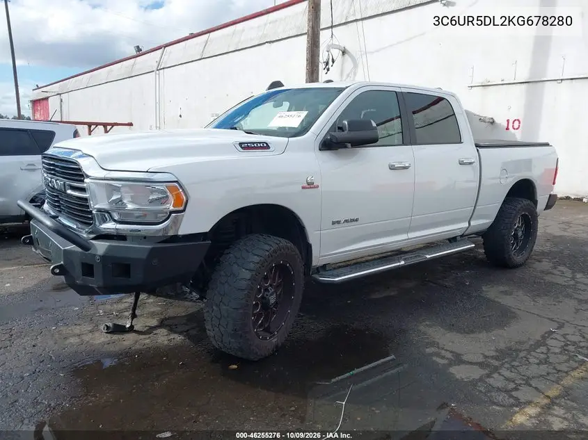 2019 RAM 2500 VIN 3C6UR5DL2KG678280 — фото 2