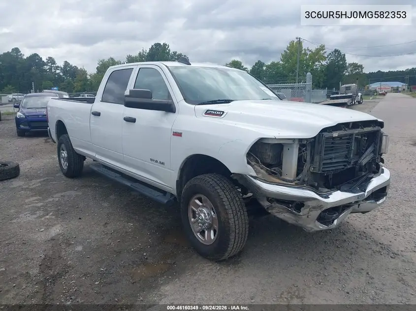 RAM 2500 2021, VIN 3C6UR5HJ0MG582353